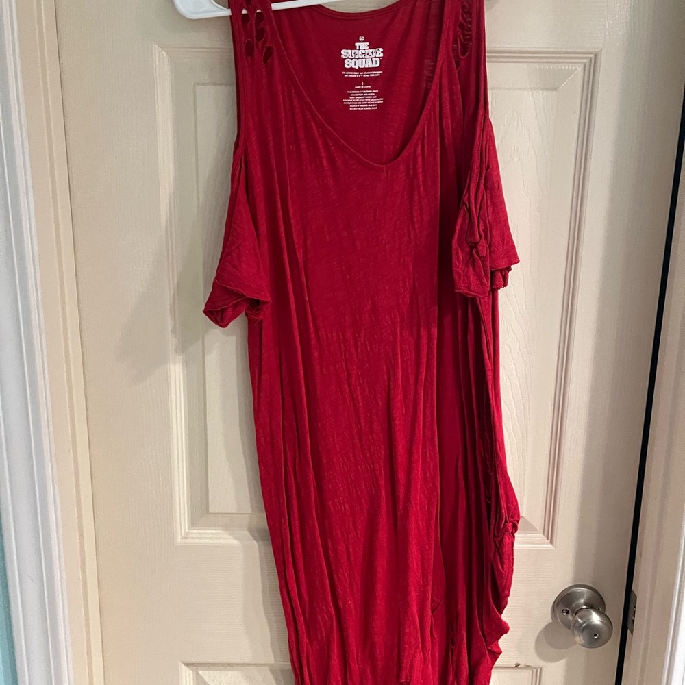 Harley Quinn Red T-Shirt Dress